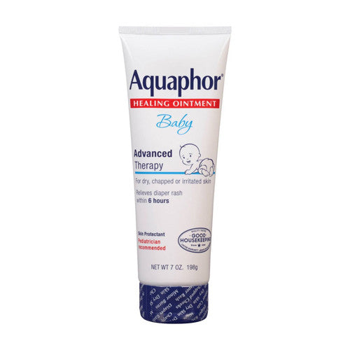Aquaphor Healing Ointment Advanced Therapy, Skin Protectant for Baby, 7 Oz